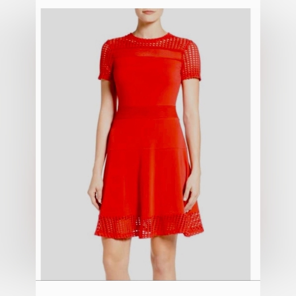 MICHAEL Michael Kors Red Midi Dress